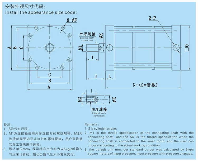 JRBL多倍出力氣缸產品設計圖