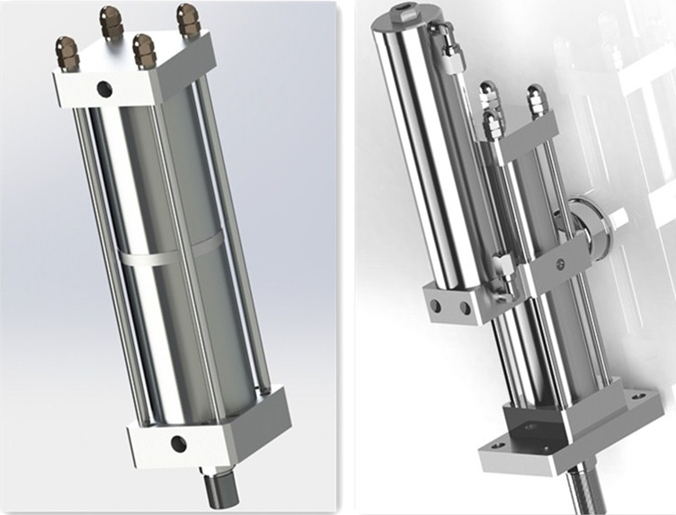 氣液增壓缸和倍力氣缸的圖片